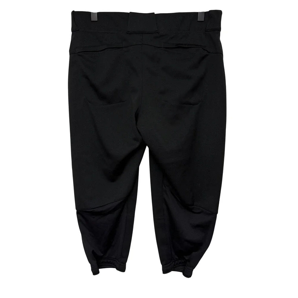 Nike Team Black Capri Softball Pants Womens Medium AV6642-010 Athletic Training